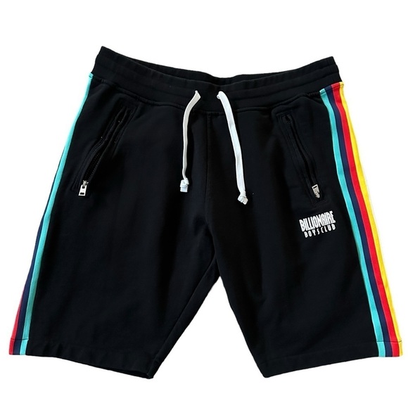 Billionaire Boys Club Black Cotton Sweat Shorts Streetwear Pharrell XL